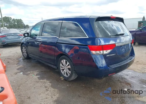 2014 Honda Odyssey Ex z USA, uszkodzony, nr VIN 5FNRL5H40EB077625